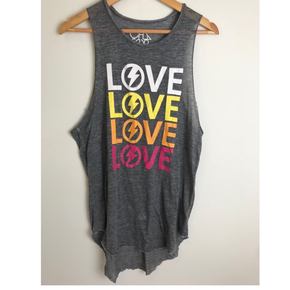 Chaser Tops - Chaser tank size large Love Love Love